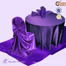 tecido de cetim de casamento roxo